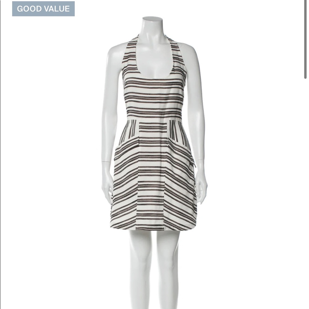 Like New - A.L.C. A-Line Striped Mini Dress